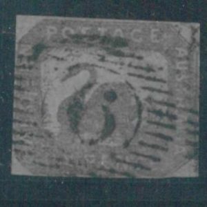 78522 - WESTERN AUSTRALIA - STAMP: Stanley Gibbons # 23 - Used  FINE 4 margins