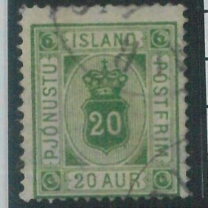 78614 - ICELAND -  STAMP  - MICHEL  # Service 7A USED -  nice POSTMARK