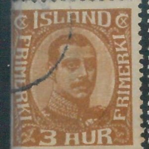 78622a - ICELAND -  STAMP  - MICHEL  # 84 -   USED