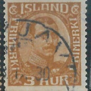 78622b - ICELAND -  STAMP  - MICHEL  # 84 -   USED