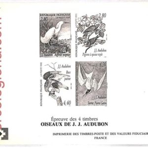 ai4128 - FRANCE - POSTAL HISTORY - Official Postal Leaflet B/W  - Birds - 1995