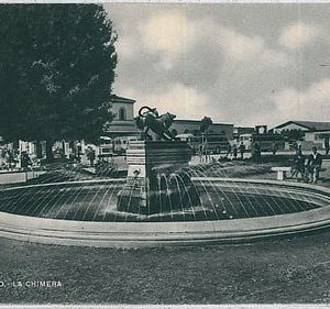 31924  CARTOLINA d'Epoca AREZZO città - LA CHIMERA 1952