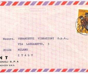 ai4129 - South West Africa SWA - POSTAL HISTORY - COVER - Birds - 1970's