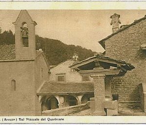 31935  CARTOLINA d'Epoca AREZZO provincia - Verna 1927