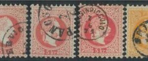 78682 - AUSTRIA / Austrian Levant - USED STAMPS: Small lot of  4 stamps