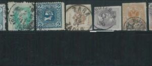 78685 - AUSTRIA - USED STAMPS: Small lot of EARLY stamps with NICE POSTMARKS