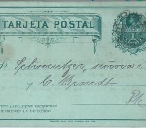 69200 - CHILE - Postal History - Private STATIONERY CARD repiquage 1897 - MUSIC