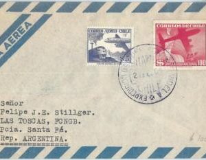 69204 - CHILE - Postal History - COVER from ANTARCTIC BASE González Videla 1961