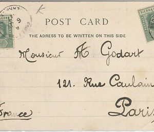 51989 - SIERRA LEONE - POSTAL HISTORY - POSTCARD to FRANCE 1907 - FREETOWN