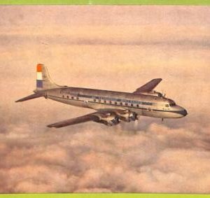 af5765-Mauritanie-VINTAGE  POSTCARD   Ansichtskarten-1949-Douglas DC 6 AIRPLANES
