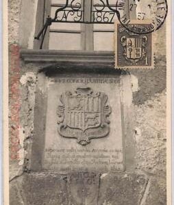 ad8713 - ANDORRA  - POSTAL HISTORY -  Maximum Card   1932 ARCHITECTURE