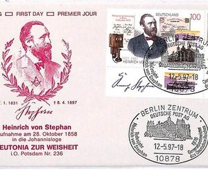 ai4140 - Germany - POSTAL HISTORY - FDC - Organizations, UPU - 1997