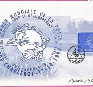 ag3305 - BELGIUM  - POSTAL HISTORY -  Maximum Card  - 1998  UPU