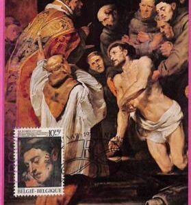 ag3303 - BELGIUM  - POSTAL HISTORY -  Maximum Card  - Rubens ART