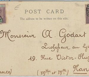 39932 - SIERRA LEONE - POSTAL HISTORY - POSTCARD to FRANCE - FREETOWN Conakry 19