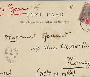 39931 - SIERRA LEONE - POSTAL HISTORY - POSTCARD to FRANCE - FREETOWN 1902 - via