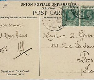 39930 - SIERRA LEONE - POSTAL HISTORY - POSTCARD to FRANCE - Cape Coast