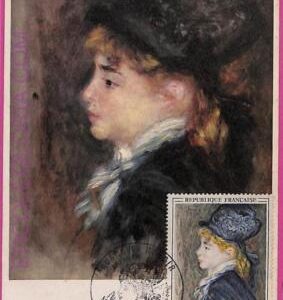 ag3338 - FRANCE - POSTAL HISTORY - Maximum Card  - ART, RENOIR - 1968
