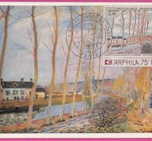 ag3333 - FRANCE - POSTAL HISTORY - Maximum Card  - ART, A.Sisley