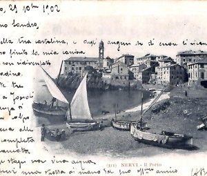 ab2683 - CARTOLINA D'EPOCA - Genova Provincia : Nervi