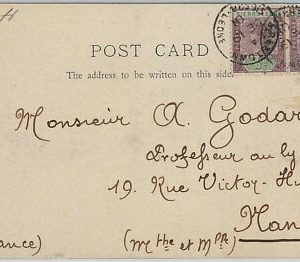 39928 - SIERRA LEONE - POSTAL HISTORY - POSTCARD to FRANCE - FREETOWN 1901