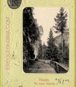 ad5218 - SWITZERLAND Schweitz - Ansichtskarten VINTAGE POSTCARD - Thusis