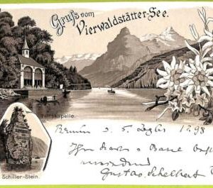 ad5289 - SWITZERLAND - Ansichtskarten VINTAGE POSTCARD - Vierwaldstättersee-1893