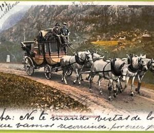 ad5586 - SWITZERLAND - Ansichtskarten VINTAGE POSTCARD - Gebirgspost - 1903