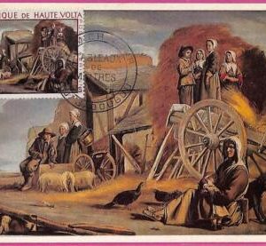 ag3347 - Haute Volta - POSTAL HISTORY - Maximum Card  - ART, Le Nain - 1968