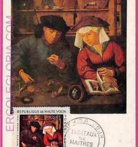 ag3348 - Haute Volta - POSTAL HISTORY - Maximum Card  - ART - 1968