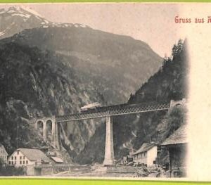 ad5645 - SWITZERLAND - Ansichtskarten VINTAGE POSTCARD - Gruss aus Amsteg (URI)