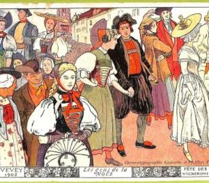 ad5269 - SWITZERLAND Schweitz - Ansichtskarten VINTAGE POSTCARD - Vevey - 1905