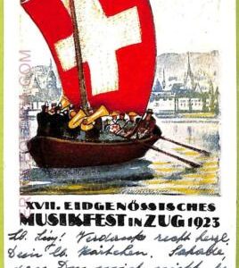 ad5483 - SWITZERLAND Schweitz - Ansichtskarten VINTAGE POSTCARD - Zug - 1923