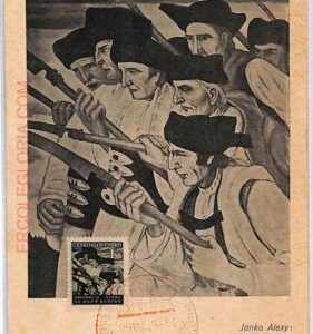 ad8729 - Czechoslovakia - POSTAL HISTORY -  Maximum Card 1944  ART war