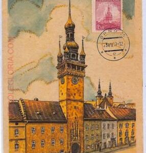 ad8733 - Czechoslovakia - POSTAL HISTORY - Maximum Card 1947, Architecture