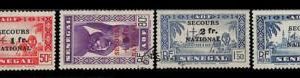 ZA0063a - SENEGAL -  STAMPS -  Yvert  # 173 /176  Very Fine USED