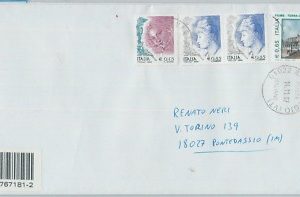 71338 - ITALIA: storia postale - Unif 3053 su RACCOMANDA   DATA ANTICIPATA! 2007