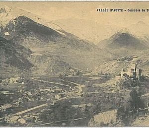 31879  CARTOLINA d'Epoca AOSTA provincia - Saint-Pierre 1920