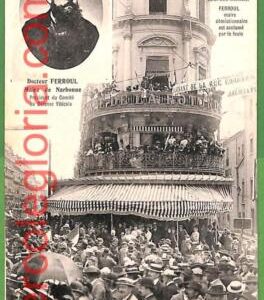 ah2870 - FRANCE - VINTAGE POSTCARD - Narbonne WINE (!?) PROTEST  1907
