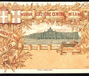 ab1438 - CARTOLINA D'EPOCA - MILANO Città : Stazione Centrale