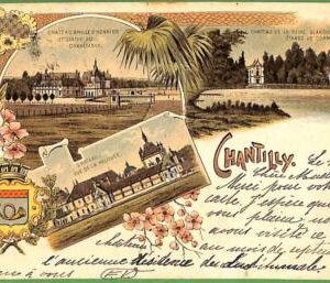ah2952 - FRANCE - VINTAGE POSTCARD - Chantilly - 1898