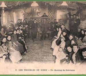 ah2955 - FRANCE - VINTAGE POSTCARD - Les troubles de Méru