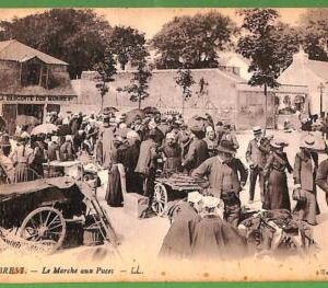 ah2904 - FRANCE - VINTAGE POSTCARD - Brest FLEA MARKET