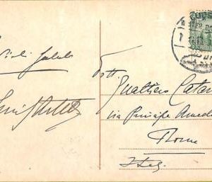ac6608 - EGYPT - Postal History -  LUXOR WATER PALACE postmark on POSTCARD 1913