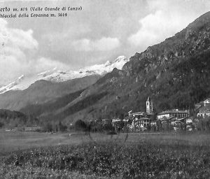 ab3651 - CARTOLINA D'EPOCA - Torino  provincia  - Chialamberto 1935