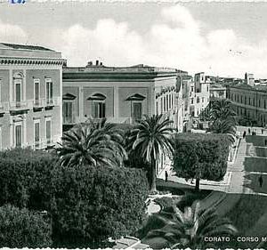 34353  CARTOLINA d'Epoca BARI  - Corato 1953