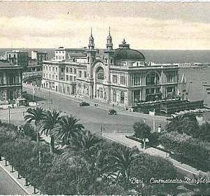 34291  CARTOLINA d'Epoca BARI Città  - CINEMATEATRO MARGHERITA 1952