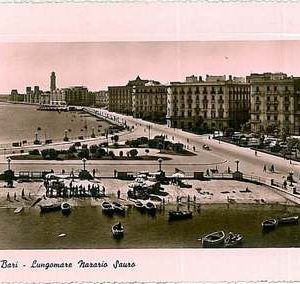 34302   CARTOLINA d'Epoca BARI Città  - LUNGOMARE NAZARIO SAURO 1949