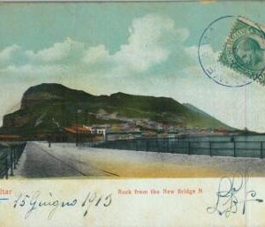92373 - GIBRALTAR - POSTAL HISTORY - Postcard send from ITALIAN SHIP 1913