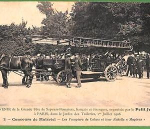 ah2999 - FRANCE - VINTAGE POSTCARD - Paris FIRE FIGHTERS